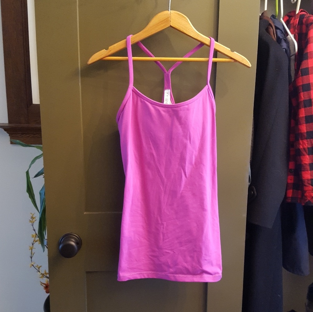 Lululemon Power Y Tank | Pink | EUC